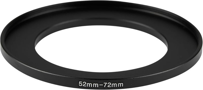 JOYTOLIN 52-72mm Metal Step-Up Ring Adapter Compatible with Mirrorless Cameras DSLR Lens, UV CPL ND Filter Thread Converter, Black - Image 3